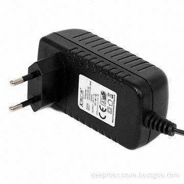 Switching Power Supply for CCTV Camera with 24W Maximum Output Power, Europe Plug, CE Certified
